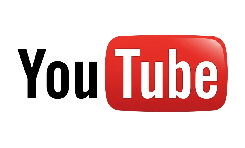YouTube logo on a white background, ideal for Magnolia Springs Alabama travel blog videos.